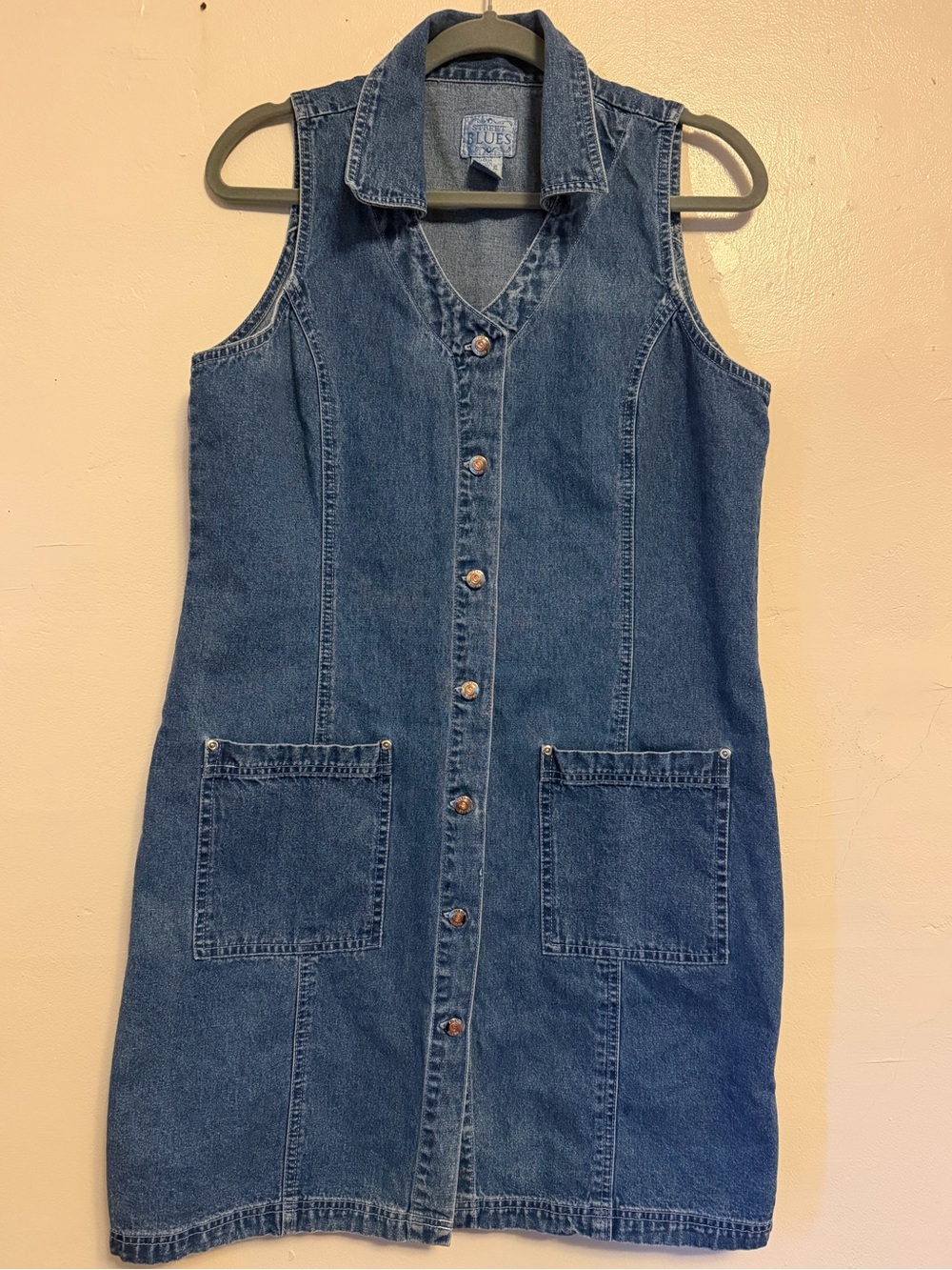 Vintage 90s “Street Blues” Denim Dress